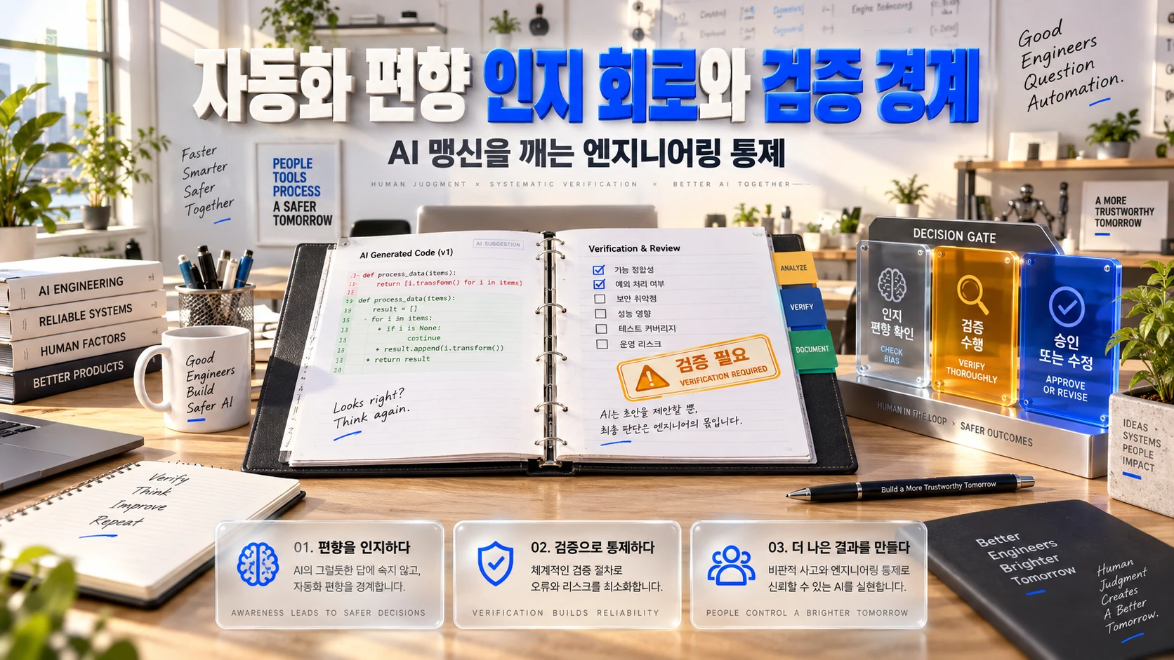 자동화 편향(Automation Bias)과 AI 검증: 엔지니어링 코드 리뷰의 비판적 검증 경계