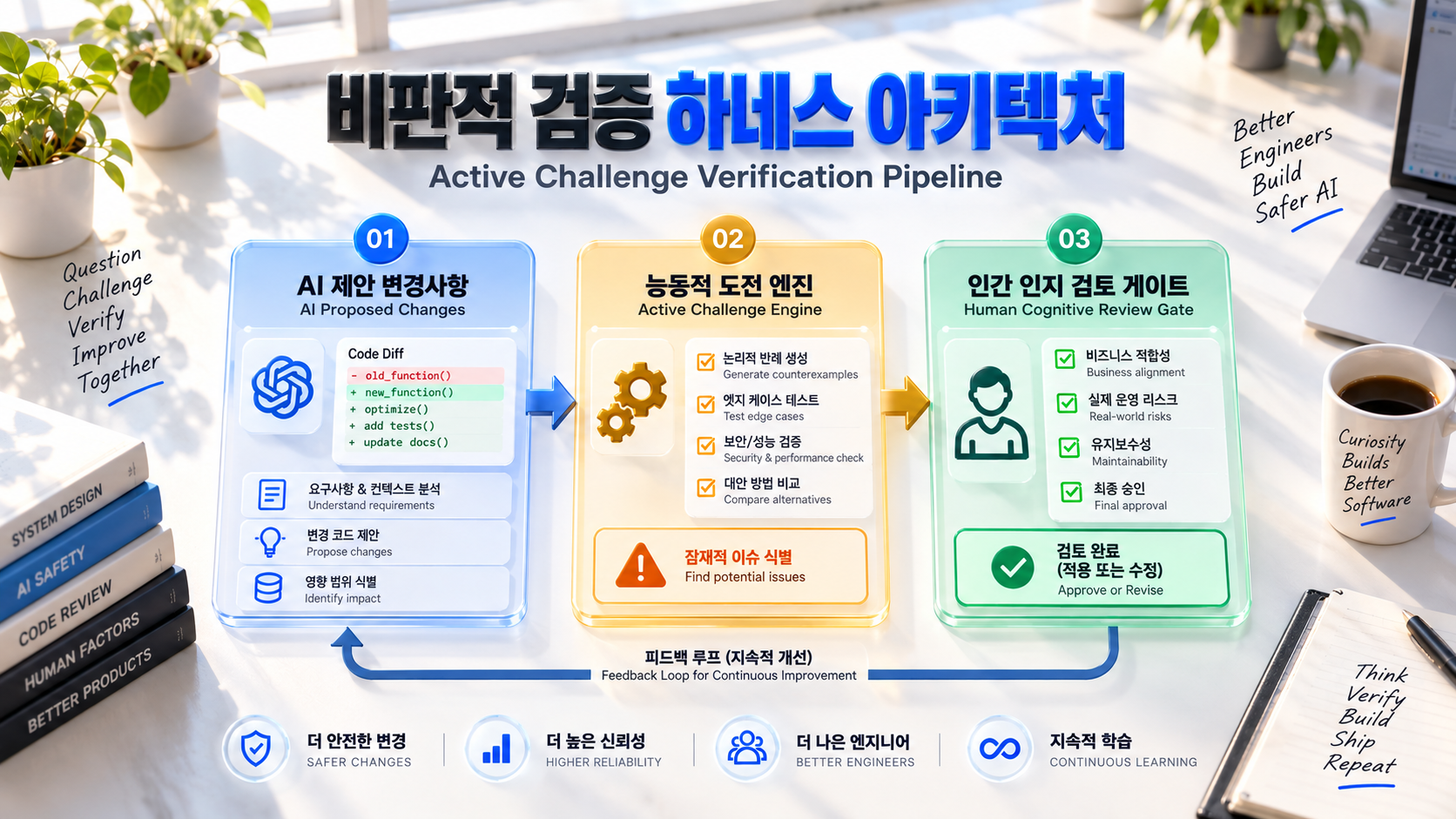 비판적 검증 하네스 아키텍처