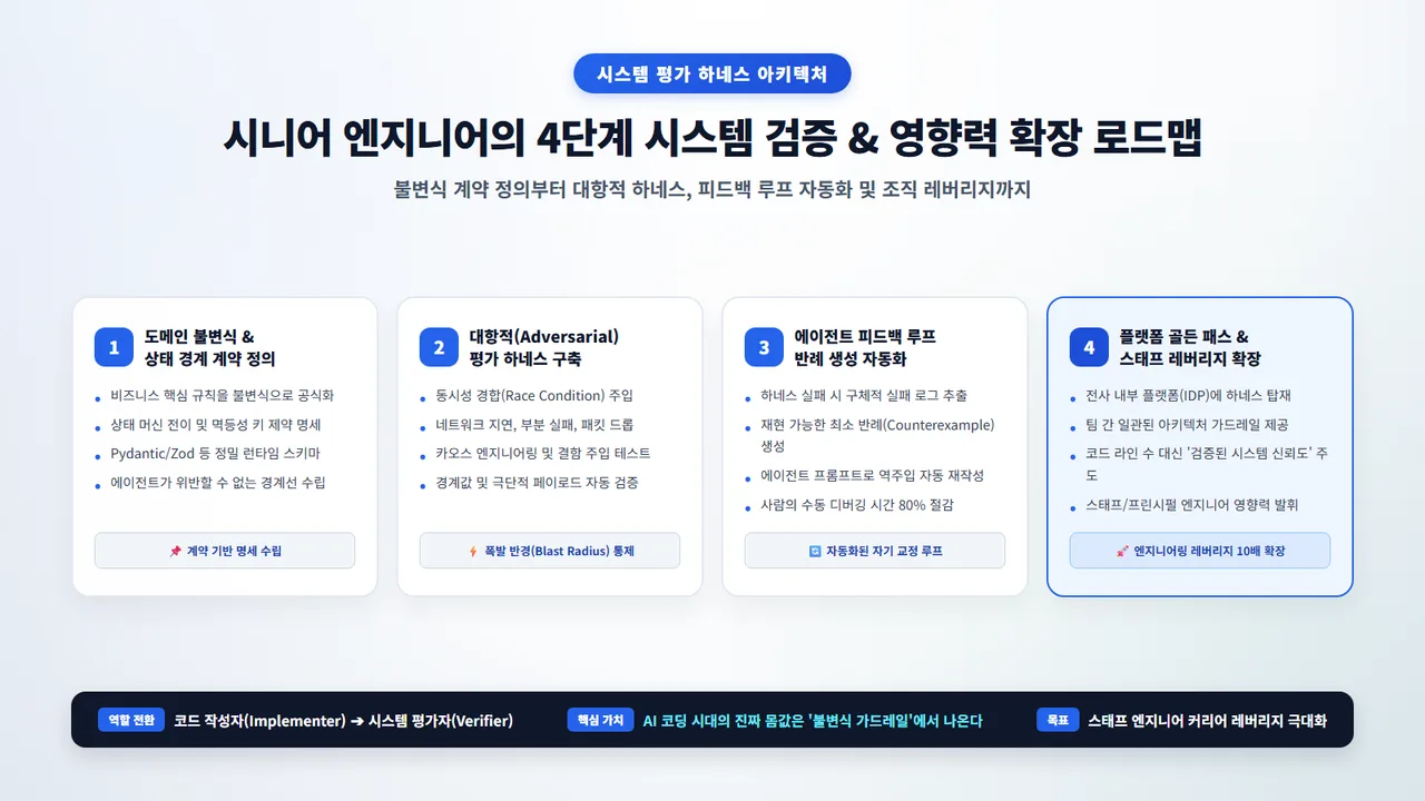 4단계 시스템 검증 및 영향력 확장 로드맵 다이어그램